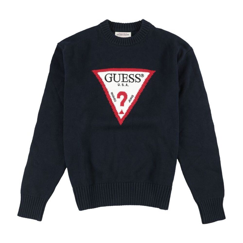 GUESS Mens Logo Pullover Sweater, NWT